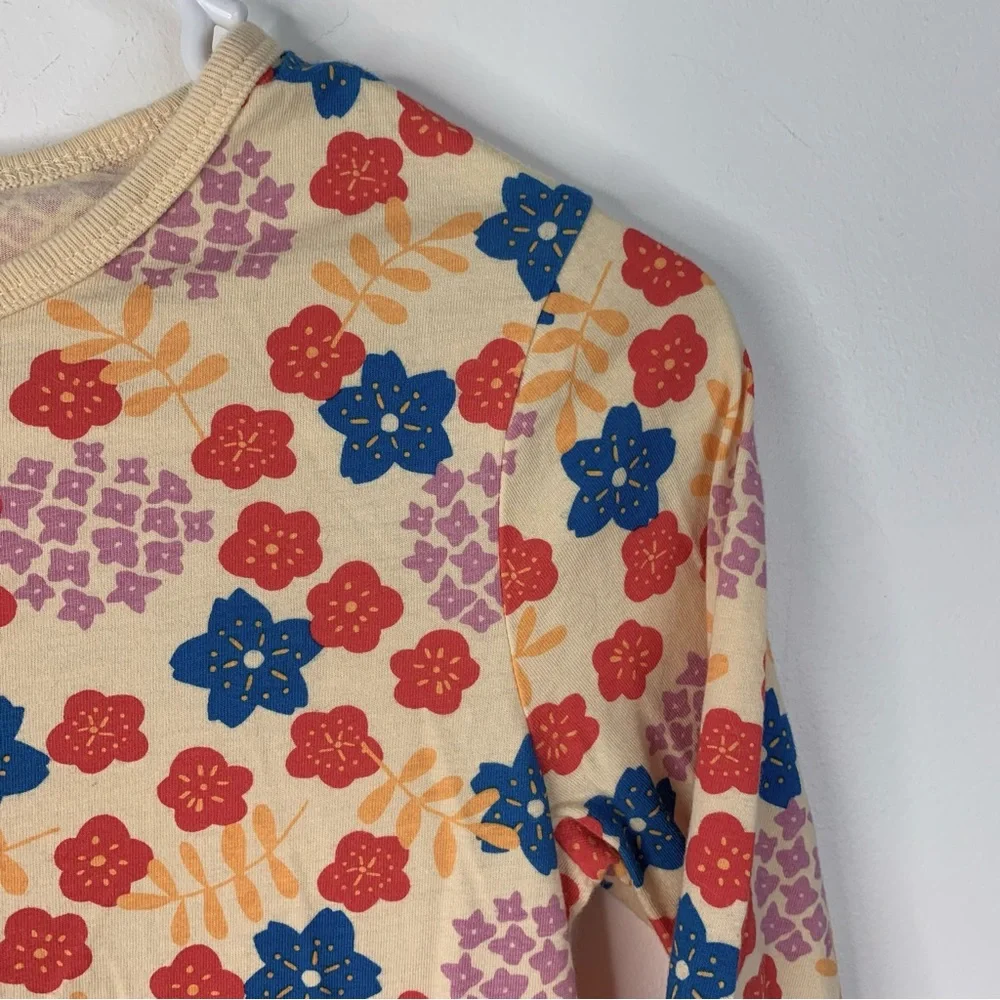 Tea Collection | Yellow Floral Long Sleeved Dress Girl’s Size 12‎